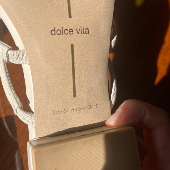Dolce Vita Ivory Haize Sandals - Picture 6 of 10